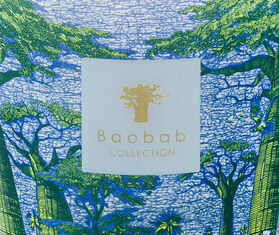 Baobab Collection &#39;Sacred Trees Yarani&#39; candle, medium, blue and green MULTICOLOUR BAOB25SCE943MUL