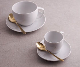 Sambonet &#39;Taste&#39; moka spoon, set of six, gold GOLD SAMB22CUT723GOL