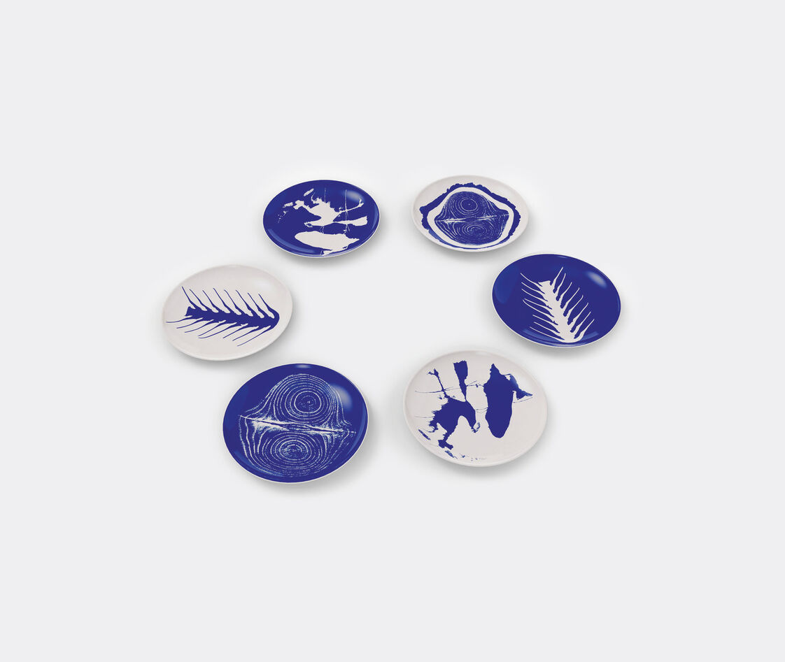 Cassina Tableware White And Blue Uni In White And Blue