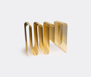 AYTM 'Curva' magazine holder GOLD AYTM17CUR885GOL