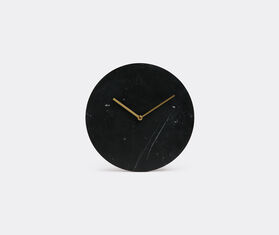 Audo Copenhagen &lsquo;Norm&rsquo; marble wall clock BLACK MENU16MAR049BLK