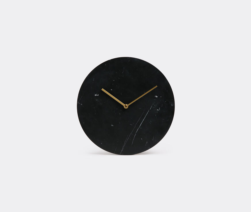Menu ‘Norm’ marble wall clock Black MENU16MAR049BLK