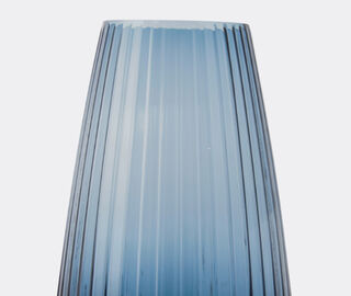 XLBoom 'Dim Stripe' vase, large, blue BLUE XLBO25DIM998BLU