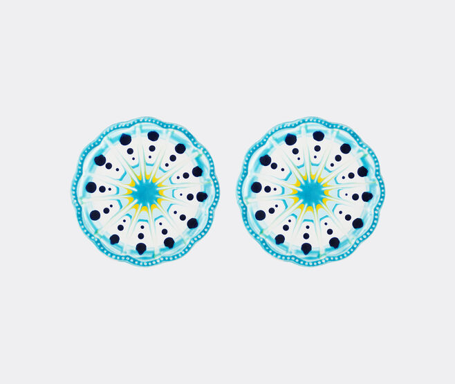 Aquazzura Casa 'Alegria' dessert plate, set of two, blue BLUE AQUA24ALE359BLU