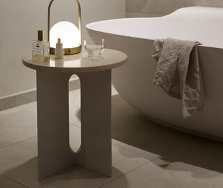 Audo Copenhagen 'Androgyne Side Table', ivory WHITE MENU19AND514WHI