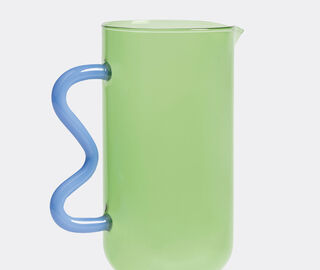 &amp;k Amsterdam 'Tulip' carafe, green MULTICOLOUR AMST25CAR376MUL