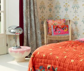 Lisa Corti 'Indonesian' rectangular cushion, red multicolor MULTICOLOUR LICO24CUS797MUL