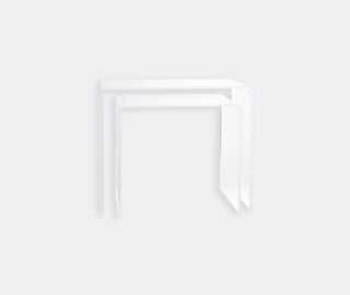 VESTA 'Simply' table, set of two, transparent TRANSPARENT VEST25SIM601TRA