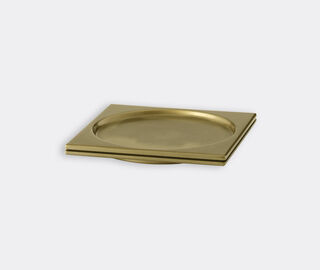 Audo Copenhagen 'Divot' tray, brass BRASS MENU22DIV999BRA