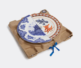 Seletti 'Hybrid Isaura' dinner plate BLUE SELE22HYB213MUL