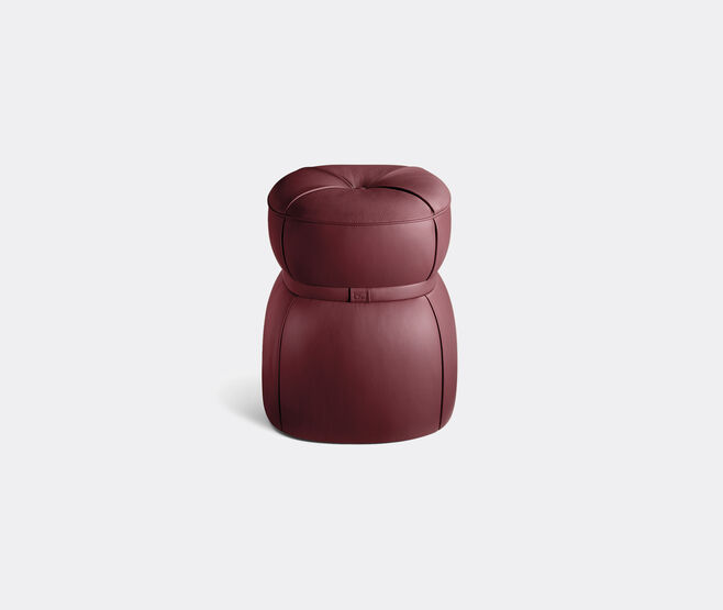 Poltrona Frau 'Lepl&igrave;' ottoman, red RED POFR20LEP054RED