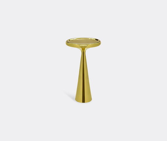 Tom Dixon 'Spun' table, tall lacquered brass TODI19SPU233BRA
