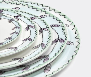 Serax 'Blossom Milk' dessert plate, set of two MULTICOLOUR SERA23PLA171MUL