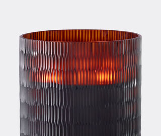 ONNO Collection 'Rhombus' candle Ginger Fig scent, small AMBER ONNO23CAN490AMB