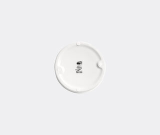 Fornasetti 'Tema e Variazioni N.363' round ashtray, black and white WHITE FORN24ROU321MUL