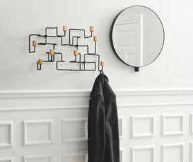 Gejst &lsquo;Underground&rsquo; coat rack, black BLACK GEJS23UND001MUL