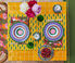 La DoubleJ 'Como Fish' tablemat, set of two, yellow yellow LADJ23TAB965YEL