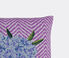 Lisa Corti 'Oleander' rectangular cushion, lilac and blue multicolor LICO23BAB823LIL