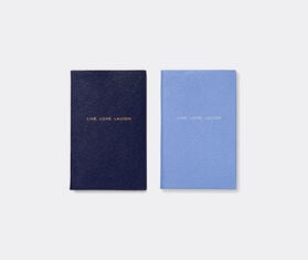 Smythson 'Live Love Laugh' notebook, navy BLUE SMYT19LIV659BLU