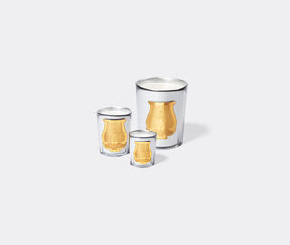 Trudon 'Cabinet des Miroirs' scented candle, small, silver SILVER CITR26CAB244SIL