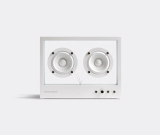 Transparent 'Small Transparent Speaker', white WHITE TRAN23SMA030WHI