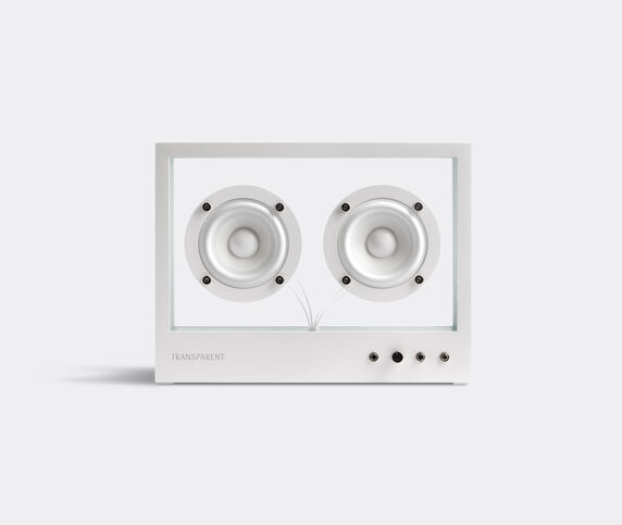 Transparent 'Small Transparent Speaker', white White TRAN23SMA030WHI