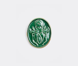 La DoubleJ 'Scarab' incense holder, forest green MULTICOLOR LADJ26OVA582MUL