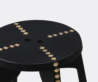 Zanat 'Tattoo Perla' stool BLACK ZANA20TAT732BLK
