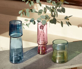 LSA International &#39;Gems&#39; vase, large, garnet RED LSAI24GEM492RED