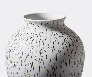 Cassina 'Post Scriptum' curved vase, white WHITE CASS22POS969MUL