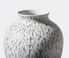 Cassina 'Post Scriptum' curved vase, white Black and White CASS22POS969MUL