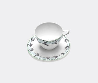 Serax 'Blossom Milk' cappuccino cup and saucer, set of two MULTICOLOUR SERA23CAP679MUL