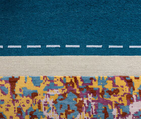 Golran 1898 &#39;Paralleli B3&#39; carpet MULTICOLOUR GOLR17PAR504MUL