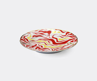 Bitossi Home 'Tempesta' dessert plate, set of four MULTICOLOUR BIHO22SET776MUL
