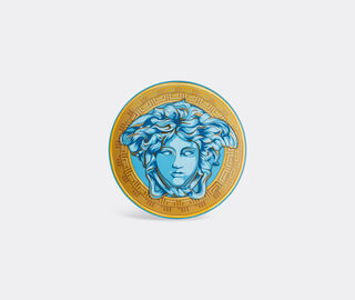Rosenthal 'Medusa Amplified' service plate, blue coin MULTICOLOUR ROSE22MED526BLU