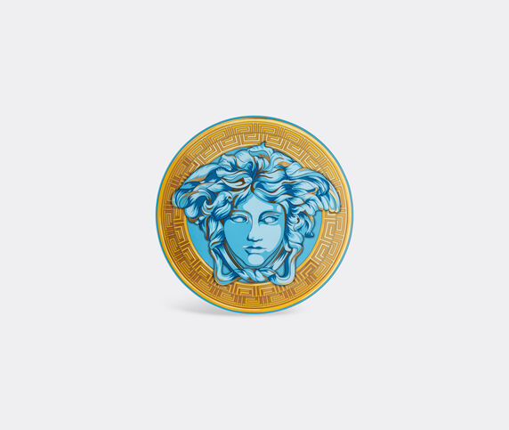 Rosenthal 'Medusa Amplified' service plate, blue coin  ROSE22MED526BLU