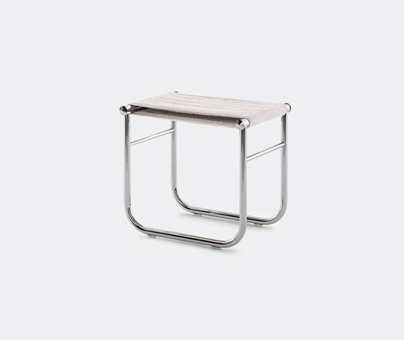 Cassina Stool With Towelling Stretch Seat - Lc9  White ${masterID} 2