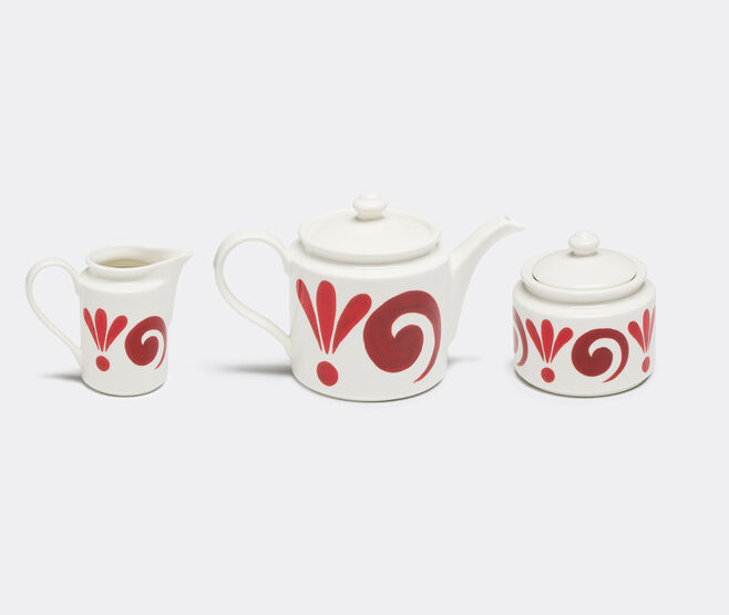 THEMIS Z 'Kallos' tea set, red RED THEM24KAL736RED