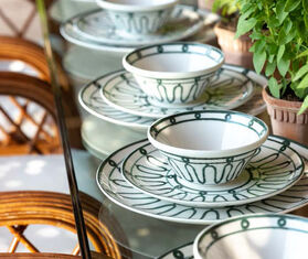 THEMIS Z &#39;Kyma&#39; dinner plate, green GREEN THEM24KYM528GRN