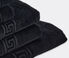 Versace 'Medusa Classic' towel set, set of five, black BLACK VERS22TOW092BLK