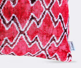 Les-Ottomans Velvet cushion, red multicolor MULTICOLOUR OTTO23VEL636MUL