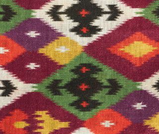 Cabana 'Diamond Ikat' napkins, set of four MULTICOLOUR CABA23DIA125MUL