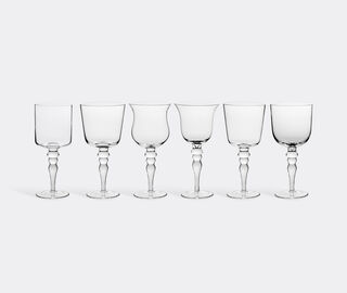 Bitossi Home Glasses, set of six, clear TRANSPARENT BIHO19DIS758TRA