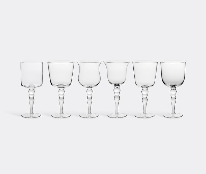 Bitossi Home Glasses, set of six, clear TRANSPARENT BIHO19DIS758TRA