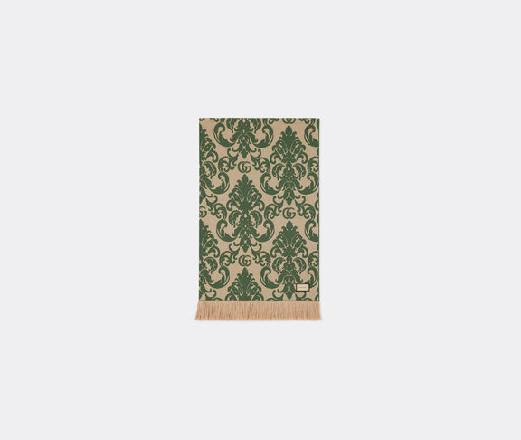 Gucci 'Damasco' plaid blanket, green green ${masterID}