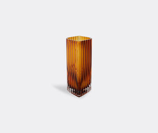 AYTM 'Folium' vase amber, low AMBER AYTM22FOL535AMB