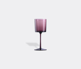 NasonMoretti &#39;Gigolo&#39; water glass, striped violet PURPLE NAMO22GIG966PUR