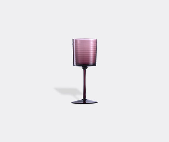 NasonMoretti 'Gigolo' water glass, striped violet Violet NAMO22GIG966PUR