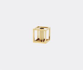 Audo Copenhagen &#39;Kubus 1&#39; candleholder, gold plated GOLD BYLA22KUB655GOL