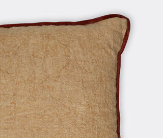 Pomax 'Alpha Opposites' cushion, honey and brown MULTICOLOUR POMA26CUS096MUL